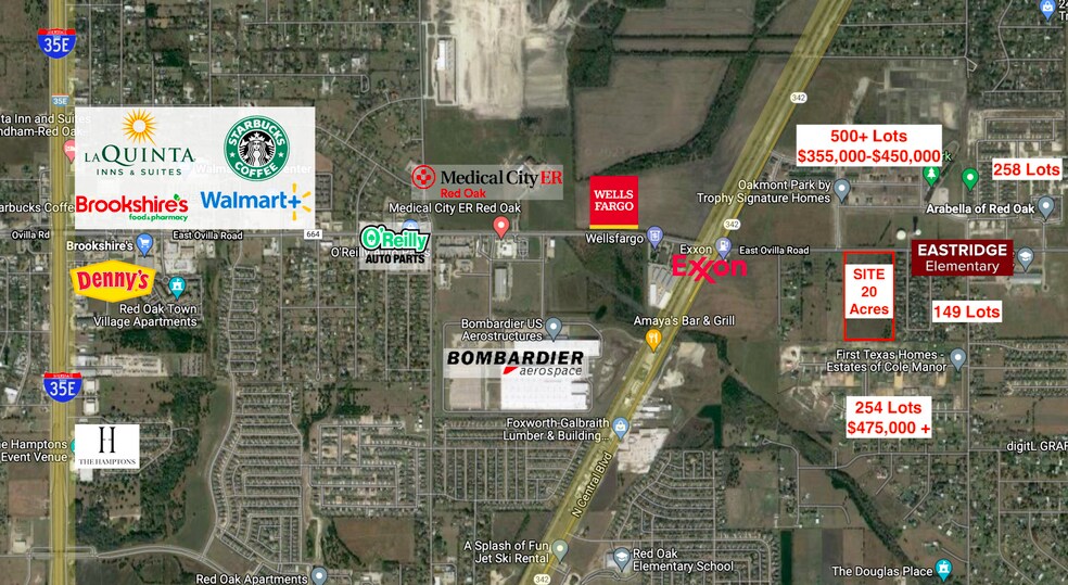 More Photos Of 633 E Ovilla Rd, Red Oak Land For Sale