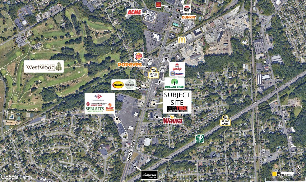 More Photos Of 832 Mantua Pike, Woodbury Heights Freestanding For Lease