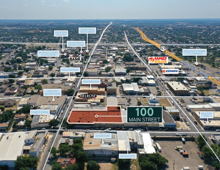 More Photos Of 100 W Main St, Eagle Pass Storefront For Sale