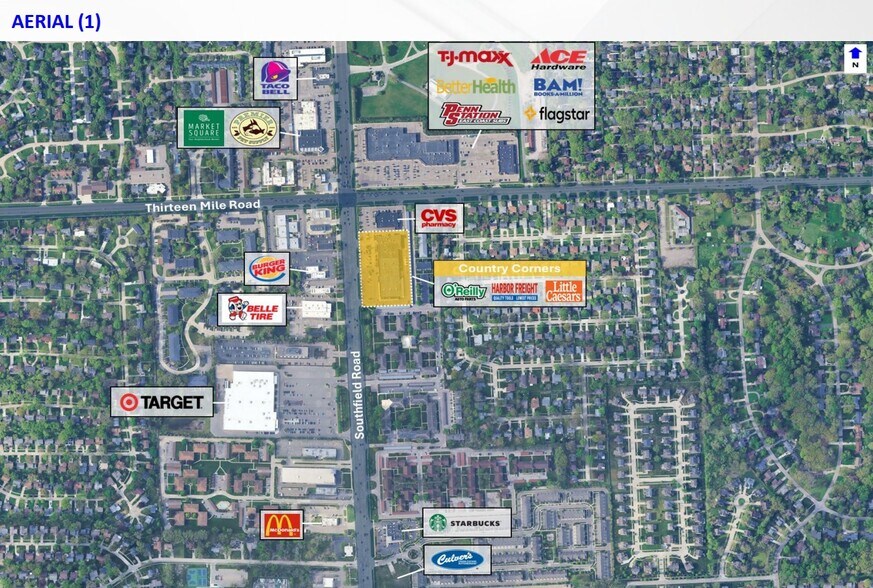 More Photos Of 30598-30860 Southfield Rd, Southfield Freestanding For Sale