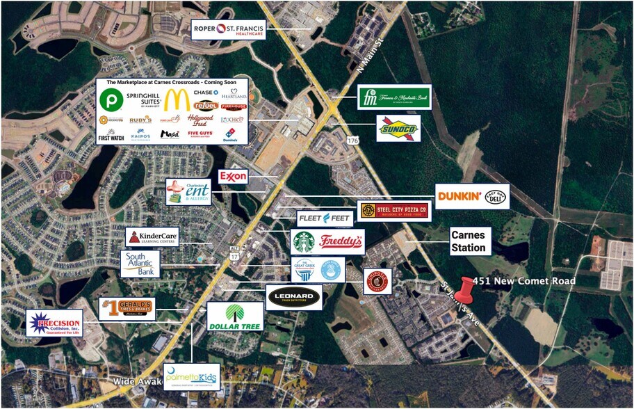 More Photos Of 451 Comet Creek Ln, Summerville Specialty For Lease
