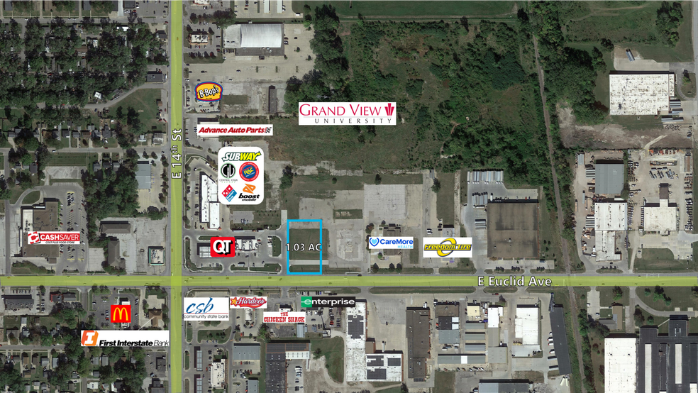 Primary Photo Of 1500 E Euclid Ave, Des Moines Land For Sale