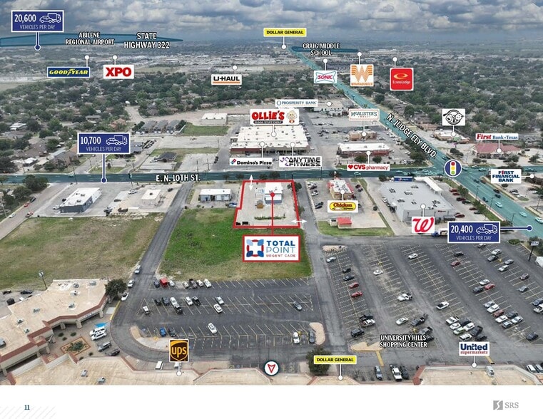 More Photos Of 1116 NE 10th St, Abilene Freestanding For Lease