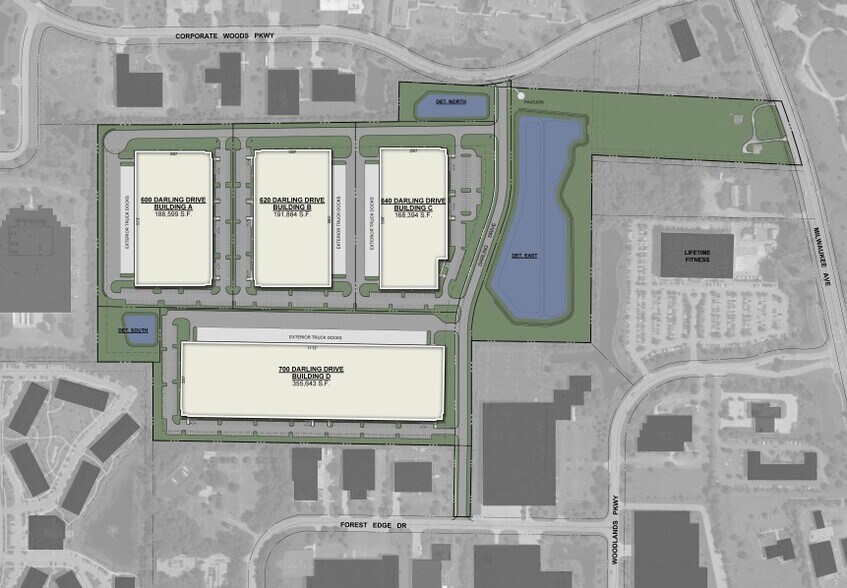 Primary Photo Of 600 Darling Dr, Vernon Hills Distribution For Lease