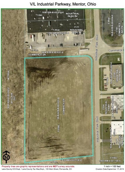 More Photos Of 7151 Industrial Park, Mentor Land For Sale