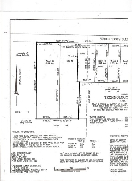 More Photos Of 1625 Technology Pky, Rome Land For Sale