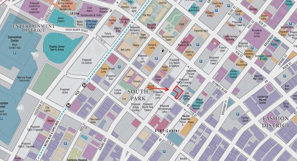 More Photos Of 1040-1050 S Olive St, Los Angeles General Retail For Sale