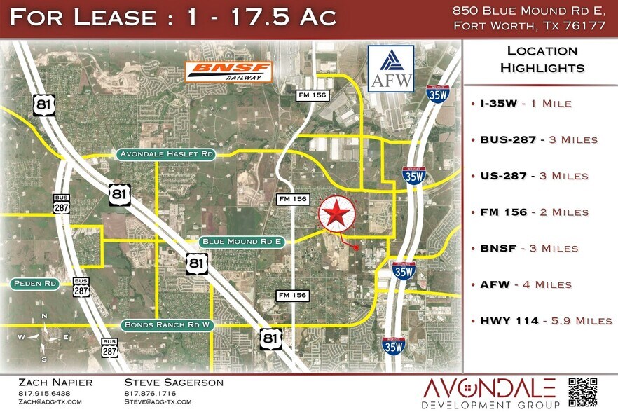 More Photos Of 850 Blue Mound Rd W, Haslet Industrial For Lease