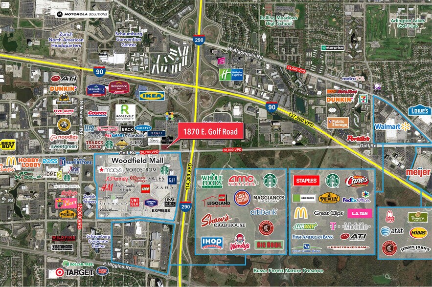 More Photos Of 1870 E Golf Rd, Schaumburg Land For Lease