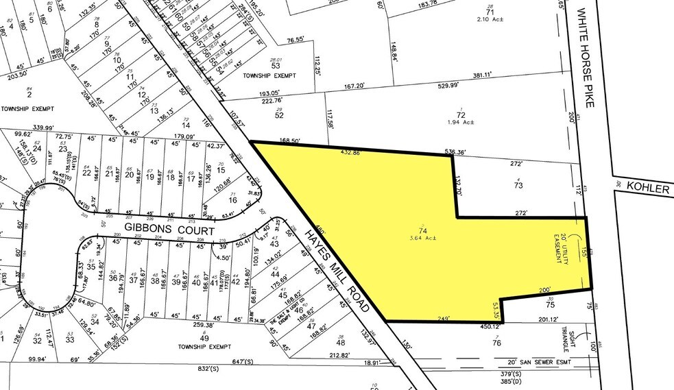 More Photos Of 479 White Horse Pike, Atco Land For Sale