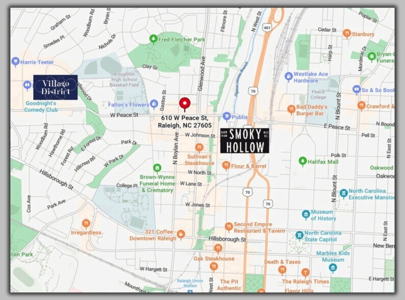 More Photos Of 610 W Peace St, Raleigh Freestanding For Sale