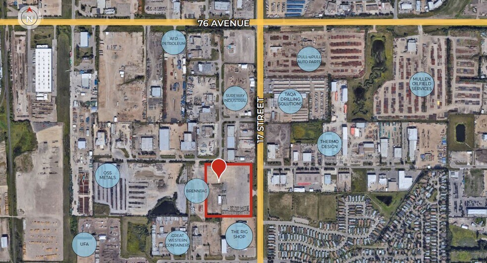 More Photos Of 6910 17th St, Edmonton Land For Lease