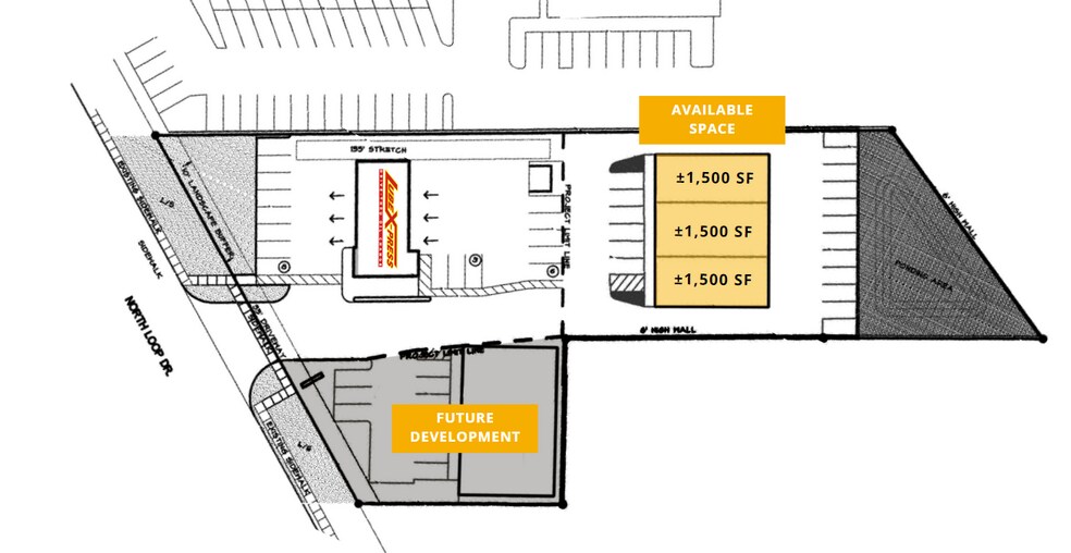 More Photos Of 8131 N Loop Dr, El Paso Storefront For Lease