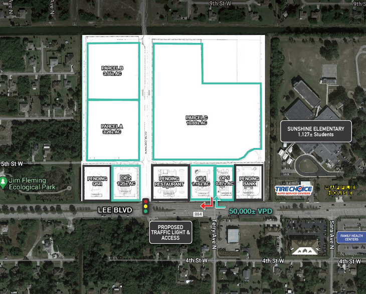 Primary Photo Of 3614-3650 5th St W, Lehigh Acres Land For Lease