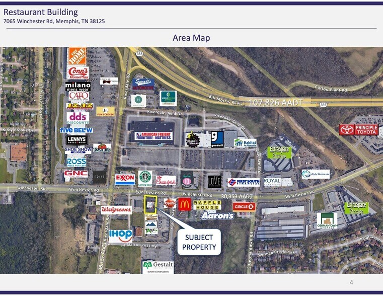 More Photos Of 7065 Winchester Rd, Memphis Restaurant For Sale