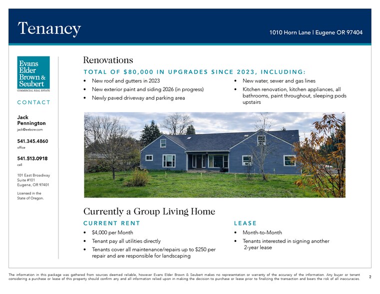 More Photos Of 1010 Horn Ln, Eugene Multifamily For Sale