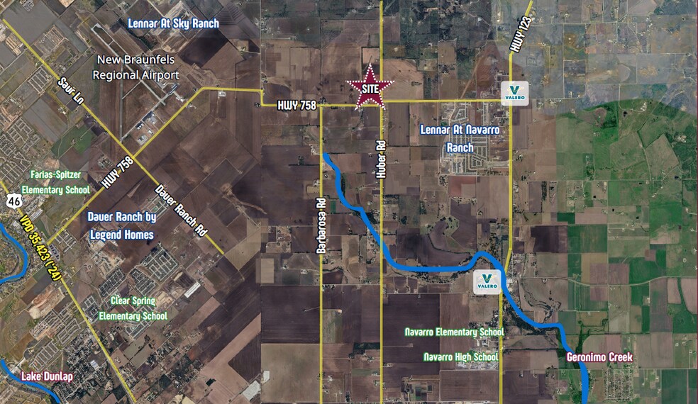 More Photos Of FM 758 & Huber Rd, Seguin Land For Sale