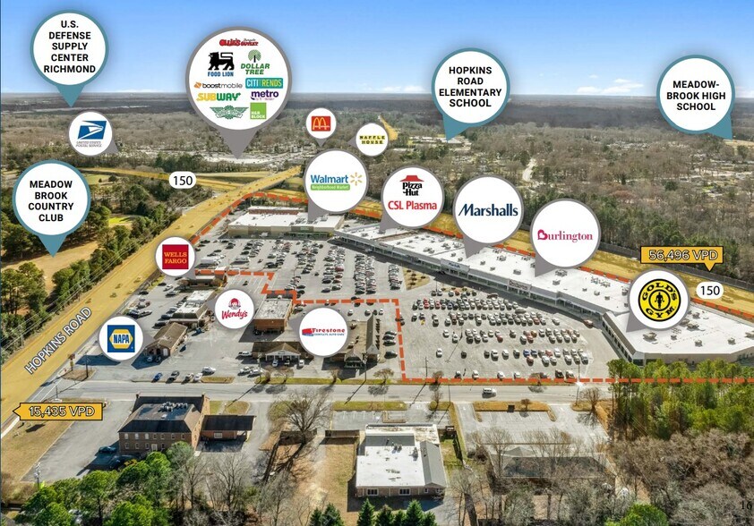 Primary Photo Of 5700-5760 Hopkins Rd, Richmond Storefront For Sale