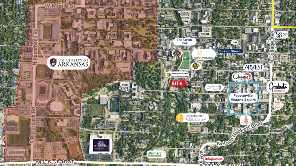 More Photos Of 21 N West Ave, Fayetteville Office For Lease