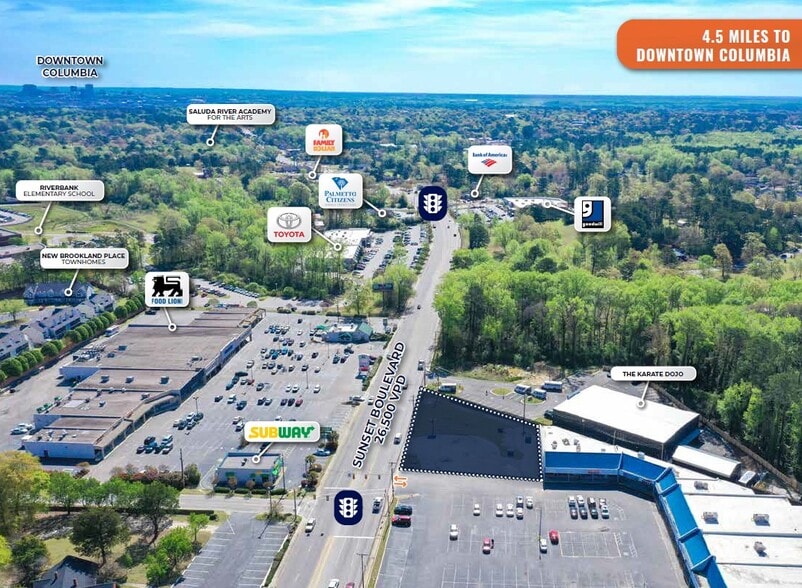 More Photos Of 2245 Sunset, West Columbia Land For Sale