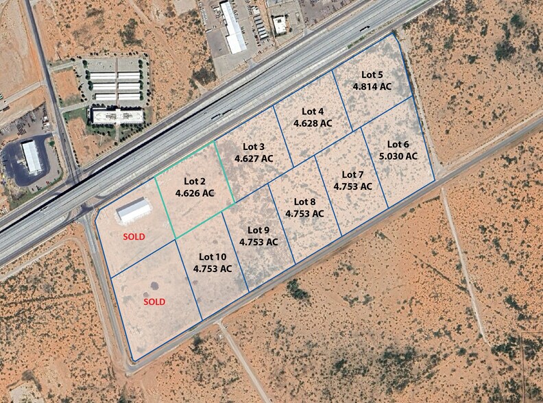 More Photos Of Lot 2 Interstate 20, Midland Industrial For Lease