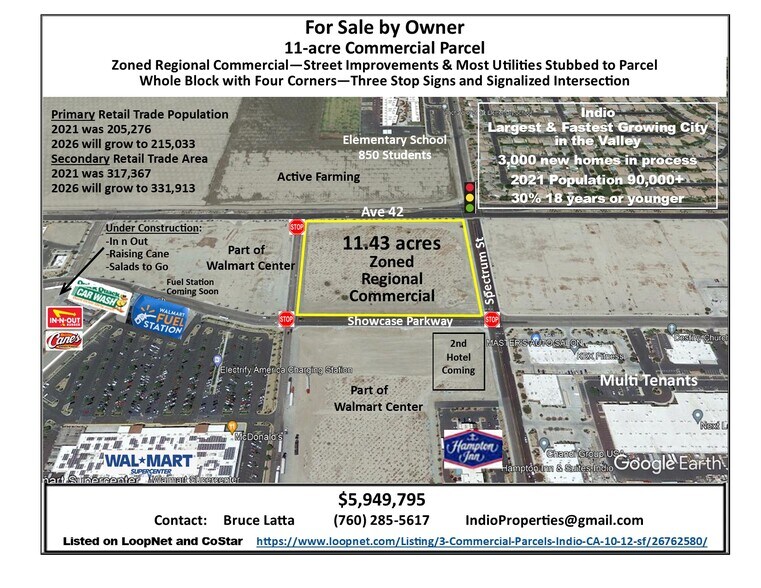 More Photos Of , Indio Land For Sale