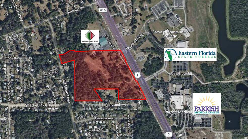 Primary Photo Of 1300 N Washington Ave, Titusville Land For Sale