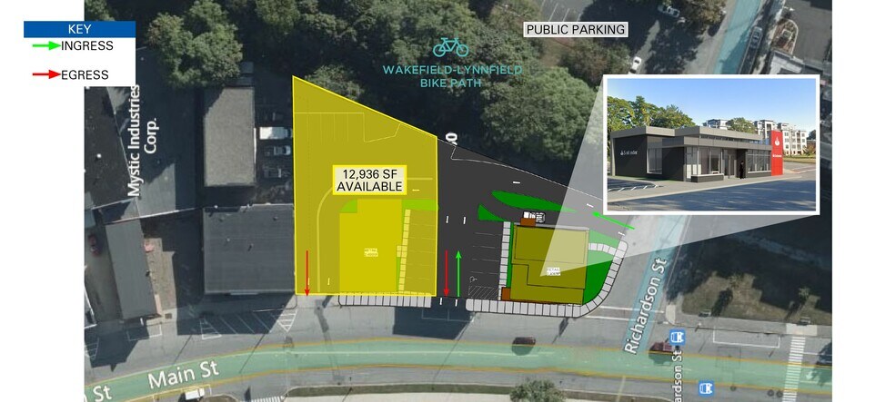 More Photos Of 500 Main St, Wakefield Freestanding For Lease