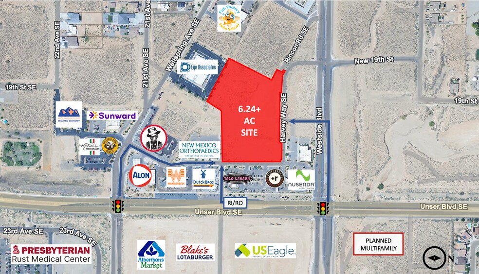 Primary Photo Of 2021 Unser Boulevard Southeast, Rio Rancho Land For Sale
