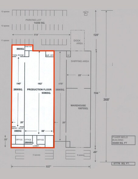 More Photos Of 206-208 W Hi-Line Rd, Pharr Warehouse For Lease