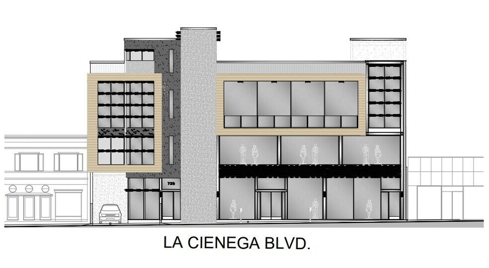 Primary Photo Of 729-731 N La Cienega Blvd, Los Angeles Storefront Retail Office For Lease
