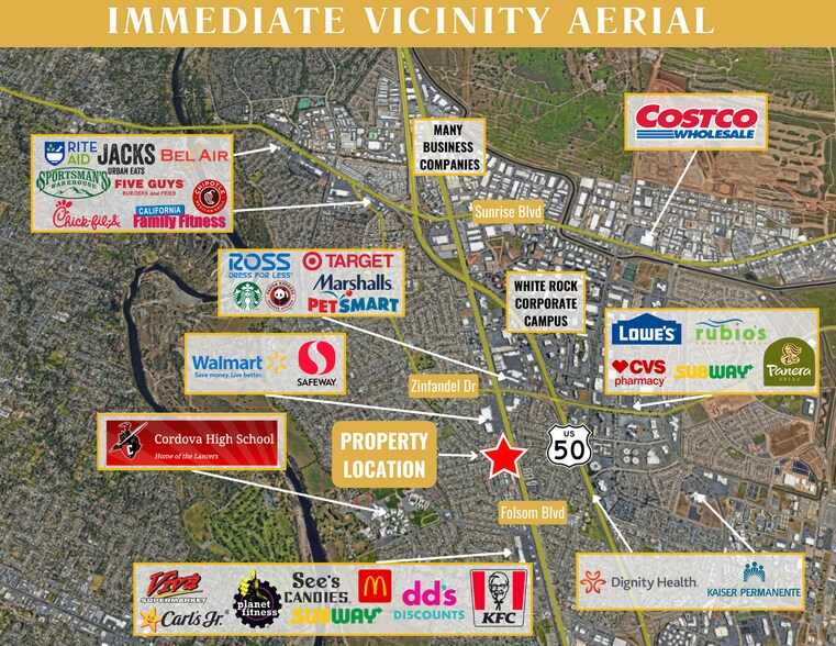 More Photos Of 10525-10535 Folsom Blvd, Rancho Cordova Freestanding For Lease