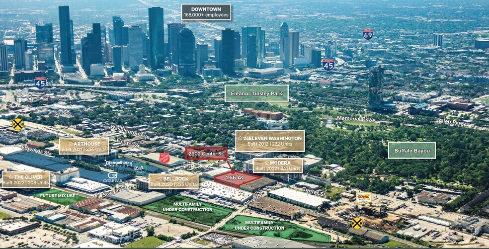 More Photos Of 2502 Center St, Houston Warehouse For Sale