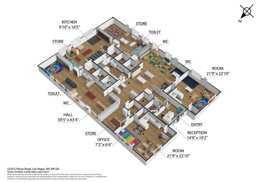 More Photos Of 5270 S Pecos Rd, Las Vegas Daycare Center For Sale