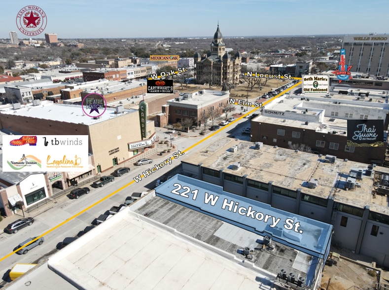 More Photos Of 221 W Hickory St, Denton Storefront For Lease