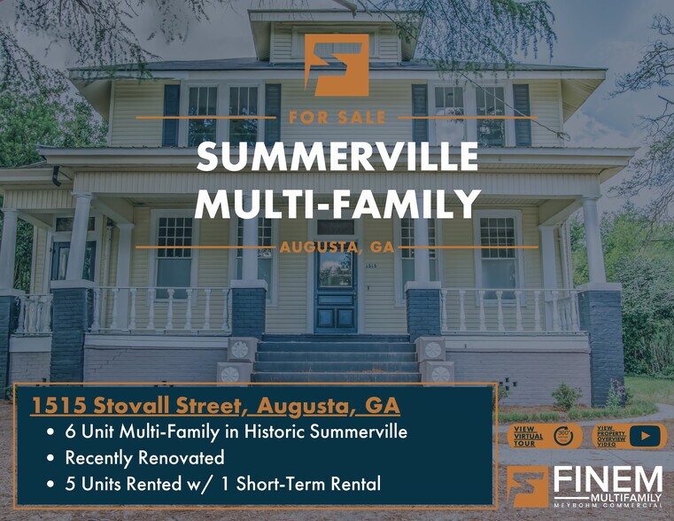 More Photos Of 1515 Stovall St, Augusta Apartments For Sale