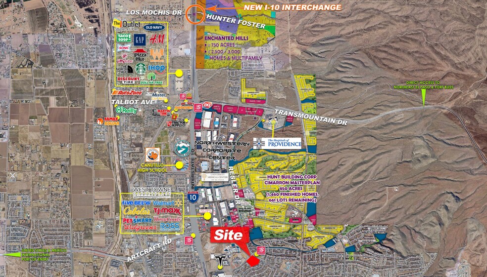More Photos Of SWQ Helen Of Troy, El Paso Land For Lease