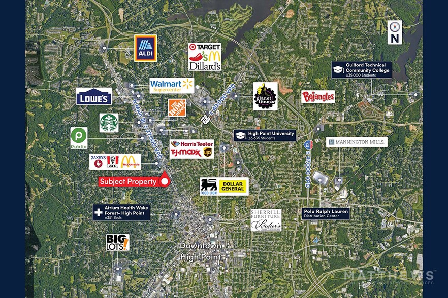 More Photos Of 1401 N Main St, High Point General Retail For Sale