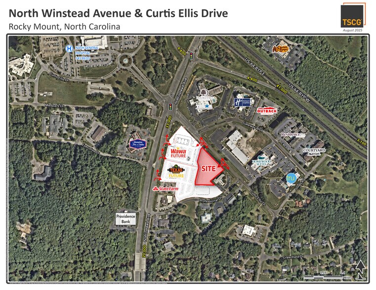 More Photos Of Winstead Avenue & Curtis Ellis Drive, Rocky Mount Land For Lease