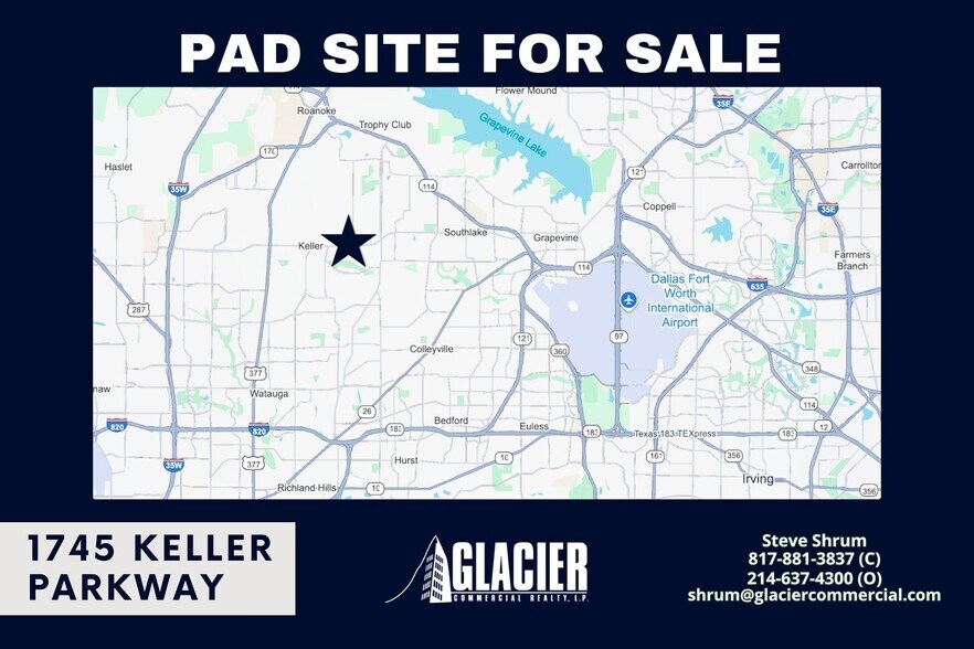 More Photos Of 1745 Keller Pky, Keller Land For Sale