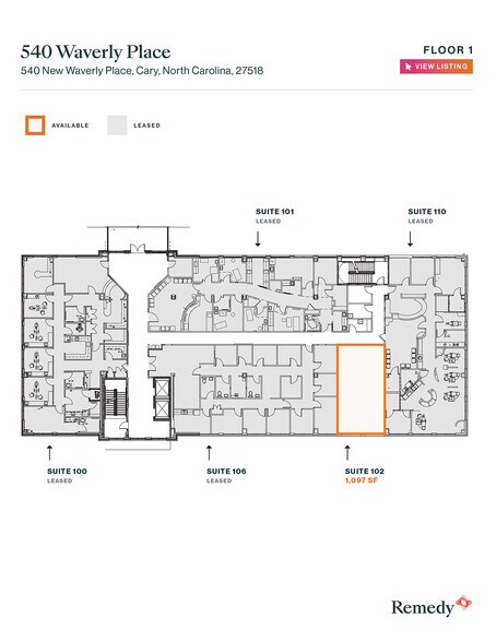 More Photos Of 540 New Waverly Pl, Cary Medical For Lease