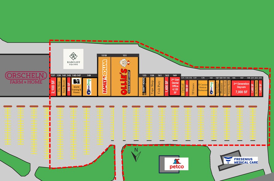 More Photos Of 137-205 E Lincoln Trail Blvd, Radcliff Unknown For Lease