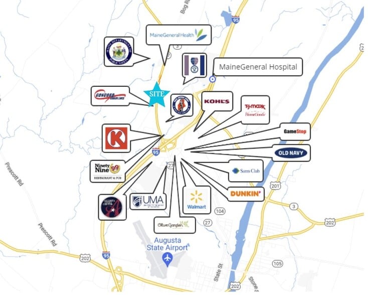 More Photos Of 375-391 Civic Center Dr, Augusta Land For Sale