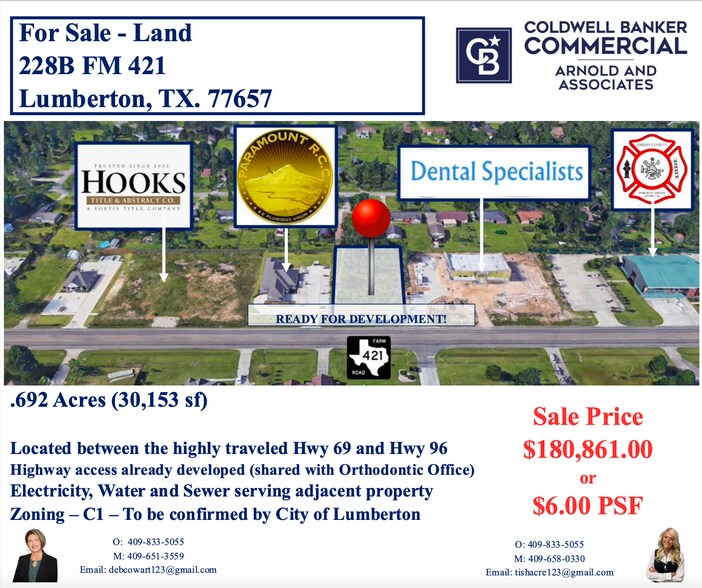 Primary Photo Of 228 TX-421, Lumberton Land For Sale