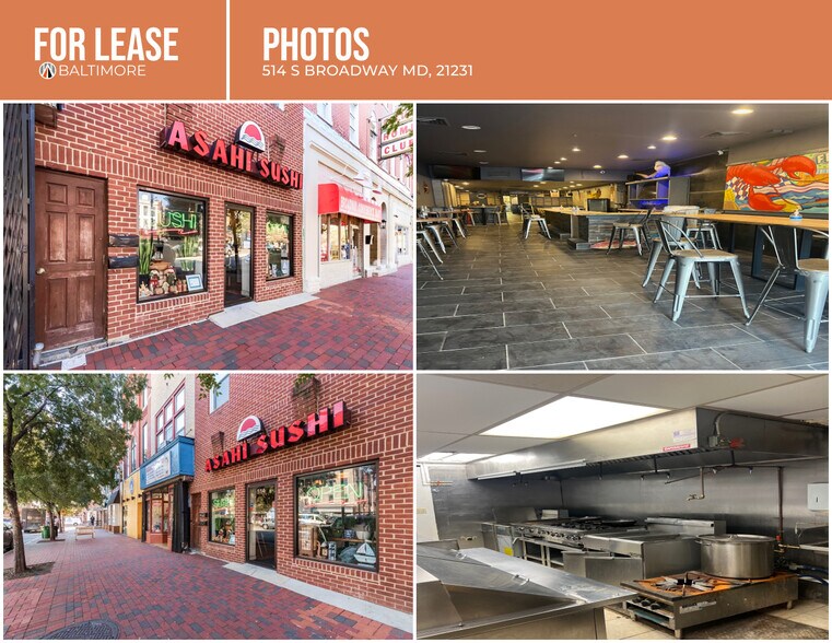 More Photos Of 514 S Broadway, Baltimore Restaurant For Lease
