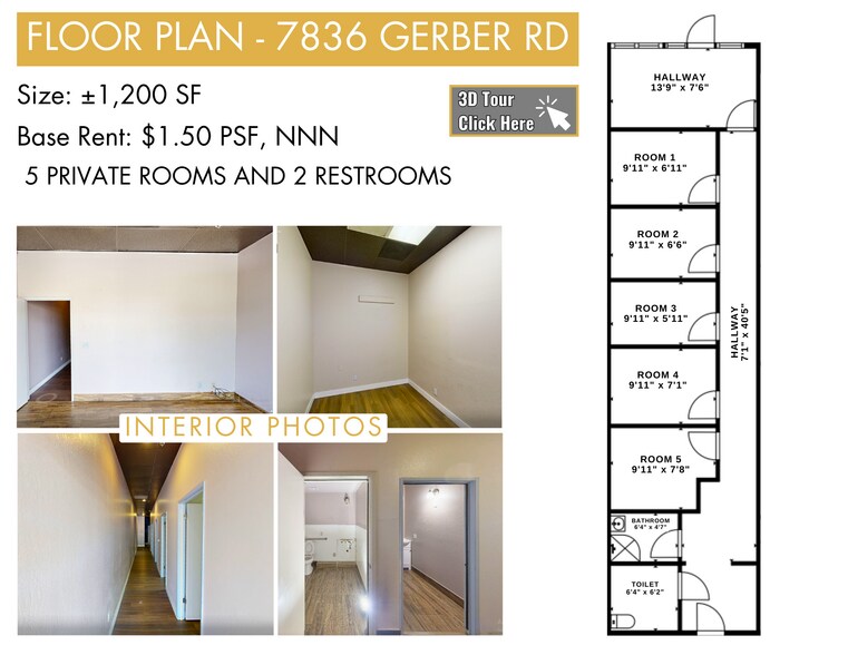 More Photos Of 7802-7856 Gerber Rd, Sacramento Storefront For Lease