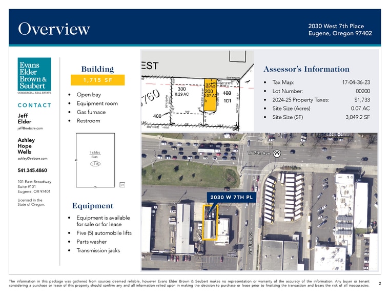More Photos Of 2030 W 7th Pl, Eugene Auto Repair For Lease