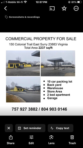 More Photos Of 150 Colonial Trl E, Surry Convenience Store For Sale