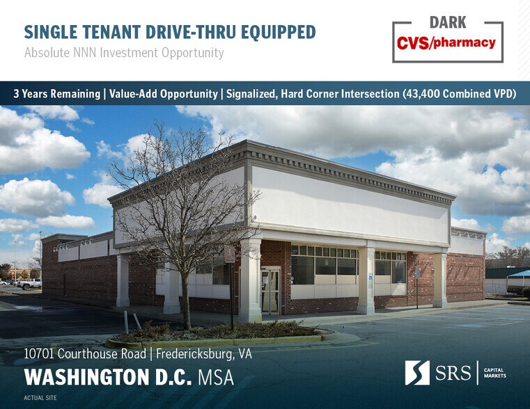 Primary Photo Of 10701 Courthouse Rd, Fredericksburg Drugstore For Sale