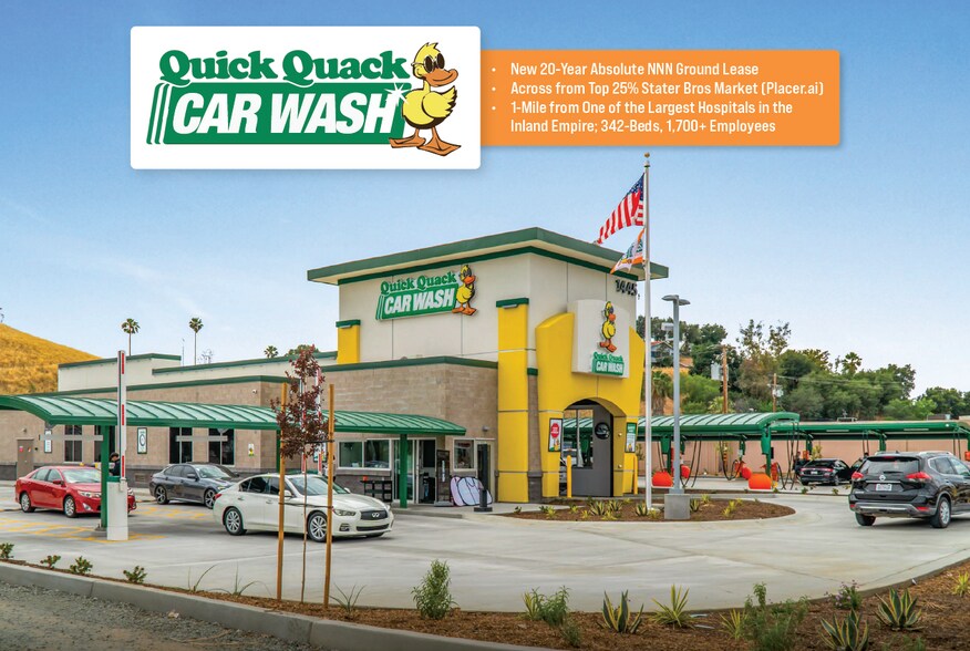 Primary Photo Of 1445 E Highland Ave, San Bernardino Carwash For Sale